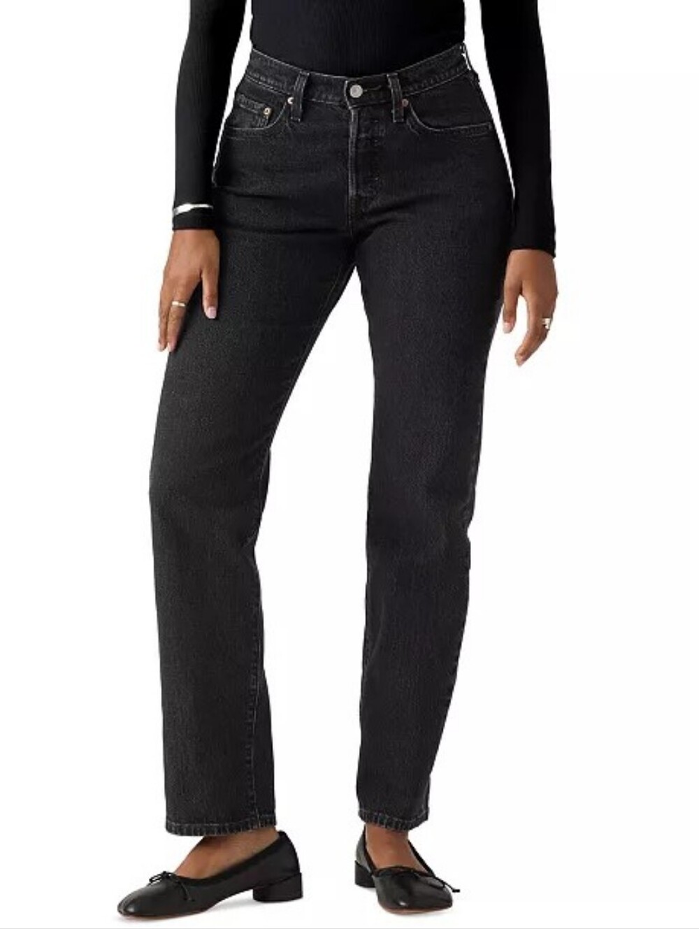 NWT Levi's 501 Curve High-Rise Straight-Leg Jeans, Size 28 × 30